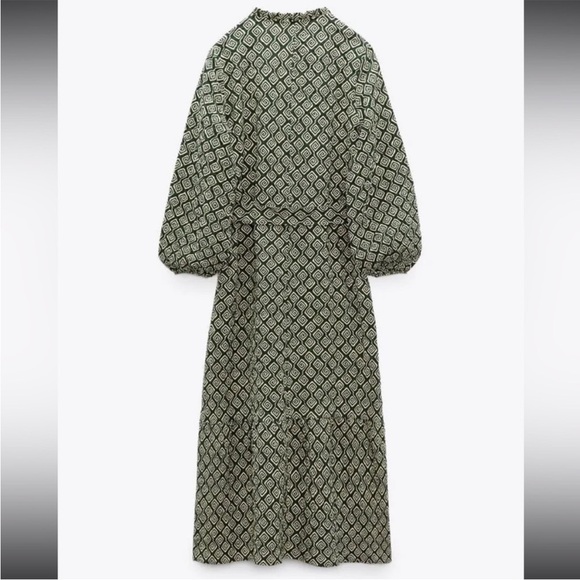 Zara geometric print dress Size XXL - Picture 11 of 13